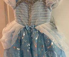 Cinderella Costume dress deluxe Disney 7/8y
