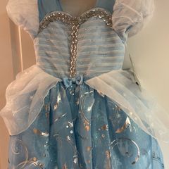 Cinderella Costume dress deluxe Disney 7/8y