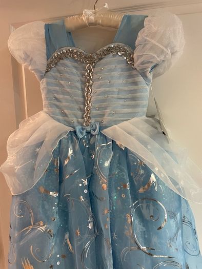 Cinderella Costume dress deluxe Disney 7/8y