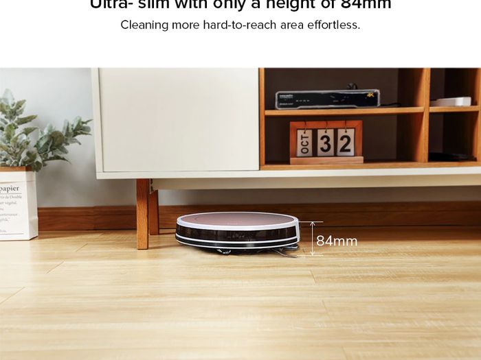 ILIFE V7s Plus Robot Vacuum Cleaner Sweep and Wet Mopping Floors&Carpet Run 120mins Auto Reharge,Appliances,Household Tool Dust