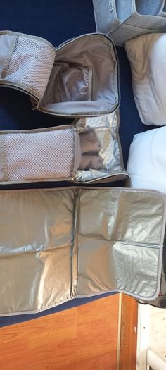 Baby changing bag, changing caddy, breastfeeding pillow