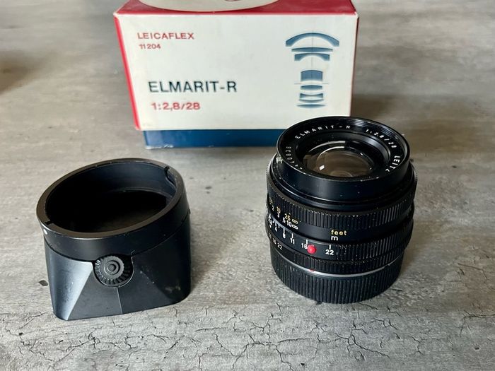 Leicaflex SL2 with 90mm 50mm and 28mm lenses