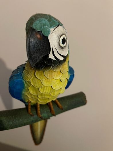 Handmade bird parrot