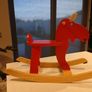 Wooden Reindeer childs/Toddler rocker Image 4