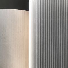 Goffered cardboard rolls