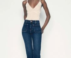 Zara Mini Flare Jeans