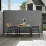 Retractable Side Awning, 71''x 138'' Outdoor Privacy Screen, 180g Polyester Water-proof Retractable Patio Screen Image 7