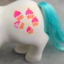 Cupcake HTF Deflocked So Soft Ponies SS MLP G1 My Little Pony Image 6