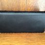 Vintage Black satin and beaded clutch bag Image 2
