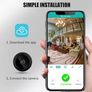 Mini Magnetic Full HD Home Security Camera / Webcam with Motion Detection, 24h Monitoring, Timer - 1080p, WiFi, IP Image 7