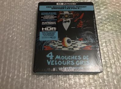 4 Flies on Grey Velvet 4K Limited Edition Steelbook Dolby Vision
