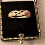 9ct diamond gold ring size O Image 3