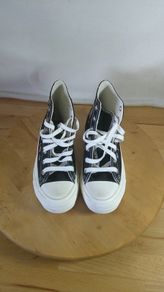 Converse Chuck Taylor All Star Hi Embroidered Floral Black Pink Purple Sole UK | Ire 4 Euro 36.5