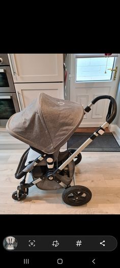 Bugaboo Cameleon3 Classic Complete Pram, Pushchair and maxicosy carseat & isofix Grey Melange