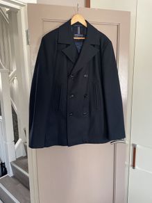 Tommy Hilfiger navy smart coat (xl)