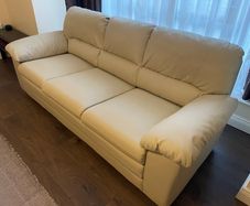 Beige sofa set