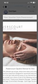 Powerscourt Hotel Spa Voucher
