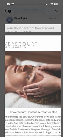 Powerscourt Hotel Spa Voucher