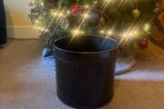 Antique French Copper Log Bucket