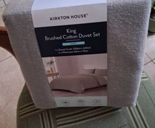 Kirkton House Brushed Cotton King Size Duvet Cover Set