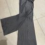 iblues brand which is a part of max mara group brand pinstripe 100% cotton fabric in a French navy and off white colour  BRAND NEW Image 10