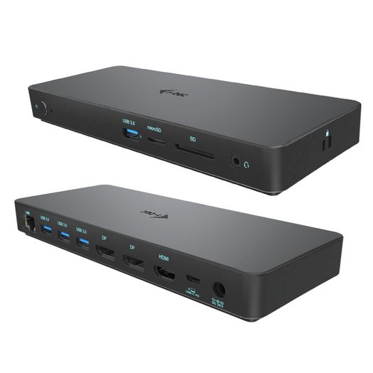 i-Tec USB-C/Thunderbolt Triple Display Docking Station + Power Delivery 100W