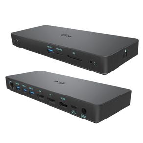 i-Tec USB-C/Thunderbolt Triple Display Docking Station + Power Delivery 100W