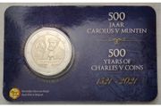 Belgium 2 Euro Base Metals Brilliant Uncirculated Coin 2021 - 500 Years of Carolus V - 2 Euro Commemorative Coin