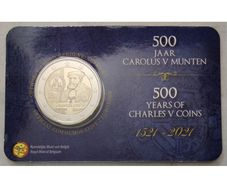 Belgium 2 Euro Base Metals Brilliant Uncirculated Coin 2021 - 500 Years of Carolus V - 2 Euro Commemorative Coin