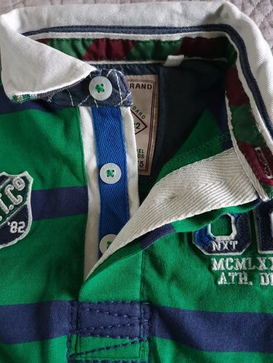 Next boys stripped rugby shirt