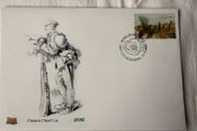 First day cover letter and MNH 90th anniversary of The Battle of The Somme stamps