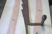 Old hay or dung knife. Farm bygone