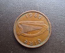 Irish Republic. 1940 Farthing. Good condition!