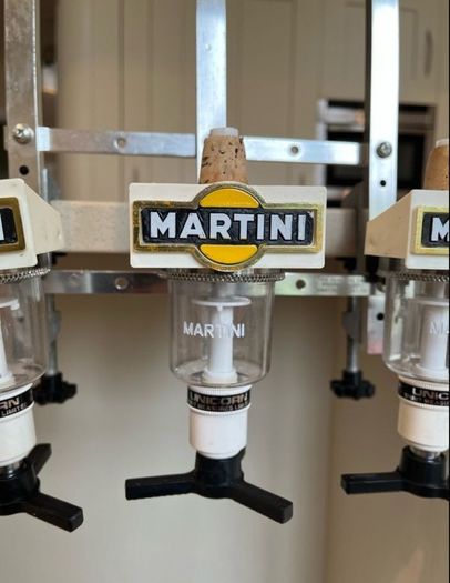 Martini Bar Man Cave Stand Alcohol Liquor Optic Spirit Dispenser