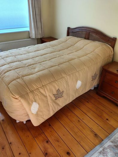 Luxury Heavy Quilted Double Bedspread Set