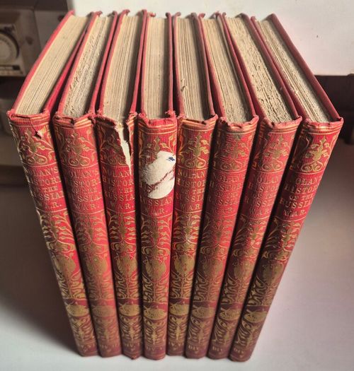 J.S. Virtue. History of the war against Russia. Illustrated. NOLAN, Edward H.Nineteenth century, Victorian, publishing, history, military, colonial, advertisement, prospectus, leaflet, broadside, insert, binding, crimson, cloth cases, gilt, subscribers.