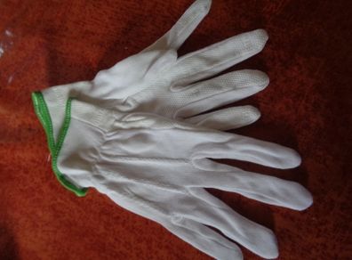 Woven Dust Proof Inspection Grip Gloves for sale