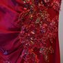 Vintage Burgundy Evening Dress. Hand-Beaded & Embellished Boutique Occasion Dress Image 4