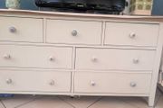 Dresser, solid wood, 6ft  lengtht new handles