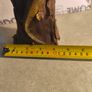 handmade iguana on natural wood log Image 6
