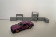3d printed 1:64 scale garage set