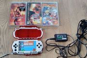 Psp Modded White 64gb Original Charger Original Battery