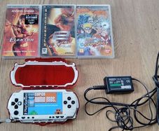 Psp Modded White 64gb Original Charger Original Battery