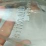 501 - Vintage Clear Glass Cork Top Collectible Decorative Strand Dairy Milk Bottle Image 3