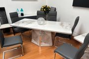 Dining table and chairs