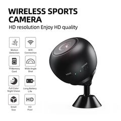 WiFi Mini Camera HD 1080P Wireless Video Recorder Security Monitoring Camera Portable Smart Home Camcorders for Children and Pet