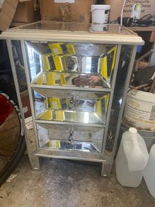 Mirrored Side table