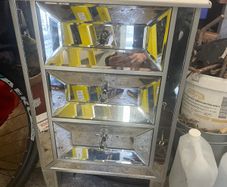 Mirrored Side table