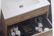 Sonas Source 500 2 drawer vanity with basin Natural Oak,white,black