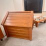 Solid wooden outdoor dog house Image 3
